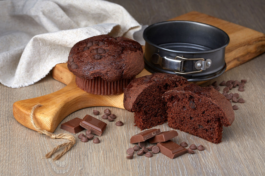 Muffin Duplo de Monstro com Sabor de Chocolate